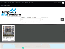 Tablet Screenshot of hiremytandem.co.uk